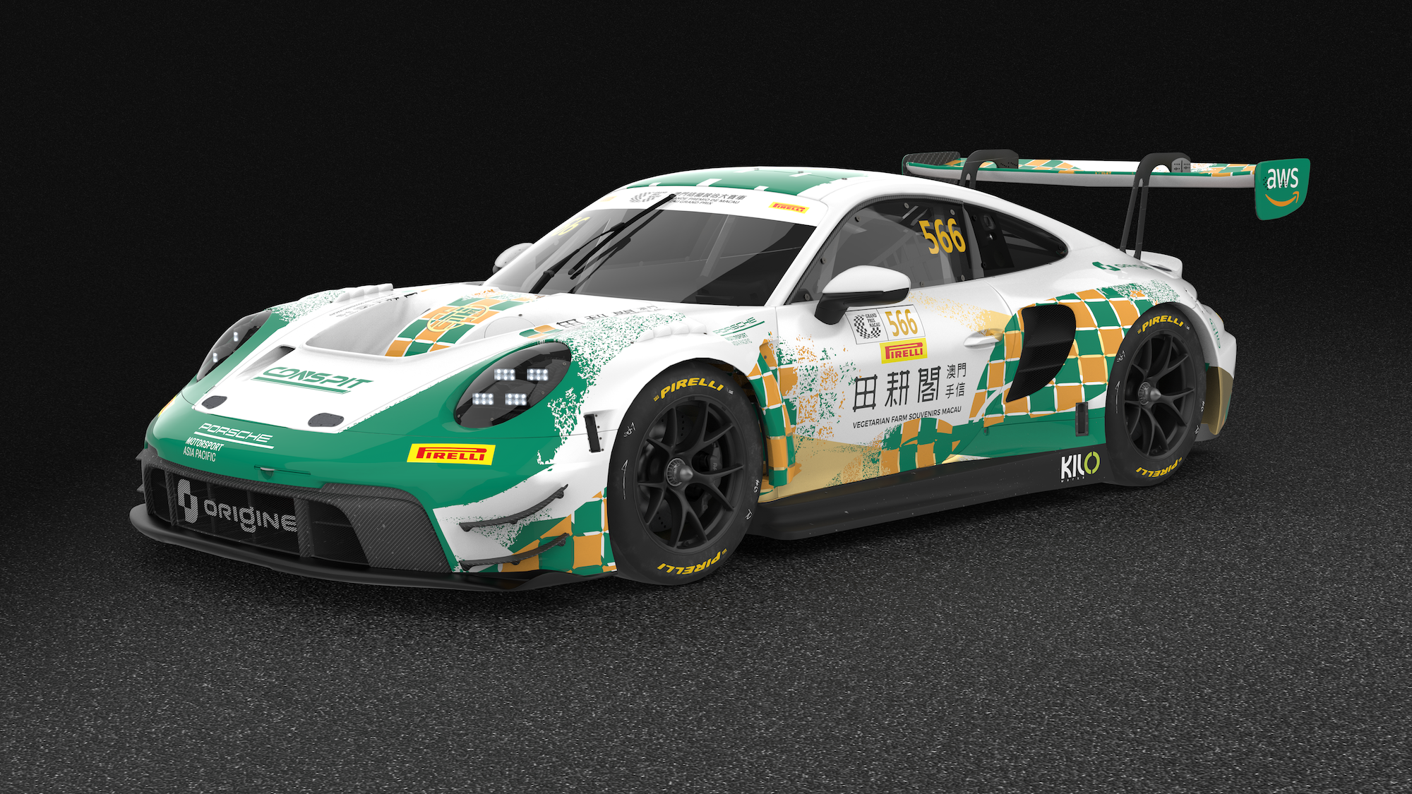 Reigning Fanatec GT Asia champ Ye amongst Porsche's five-strong